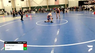 157 lbs Cons. Round 2 - William Moninger, Broken Bow Wrestling Club vs Jesse Kult, Yutan