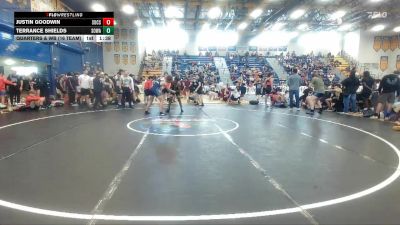 165 lbs Quarters & Wb (16 Team) - Justin Goodwin, Socs vs Terrance Shields, SOWA /HWC