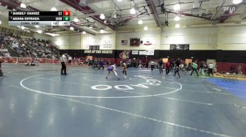 100 lbs Cons. Semi - Suheily Chavez, Citrus Valley vs Adana Estrada, Norwalk