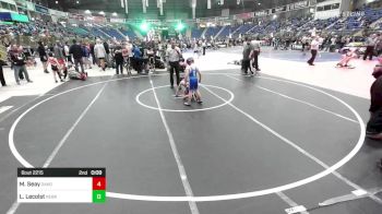 66 lbs Semifinal - Manning Seay, Dakota Rattlers vs Lane Lecolst, Nebraska Wr Ac