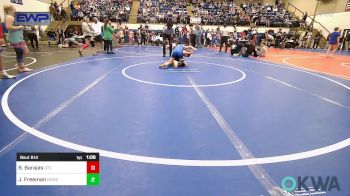 84 lbs Semifinal - Brayden Barajas, Grove Takedown Club vs Jagger Freeman, Dark Cloud Wrestling Club