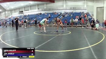 142 lbs Cons. Semi - Amya Hallett, OH vs Ava Angelo, MI