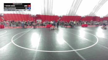 120 lbs Round 1 - Tatum James, Mineral Point Wrestling Club vs Bria Hartmann, B.A.M. Training Center