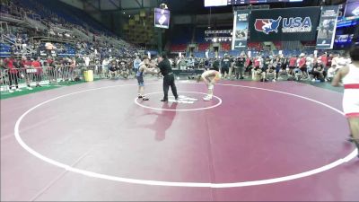 120 lbs Cons 64 #1 - Dallas Canoyer, IA vs Jack Baron, PA