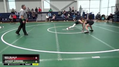 110 lbs Round 2 (16 Team) - Anthony Zuranski, Contenders Wrestling Academy vs Nick Dilallo, Team Gotcha