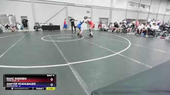 215 lbs Round 3 (8 Team) - Isaac Sheeren, Texas Blue vs Sawyer Muehlbauer, Washington