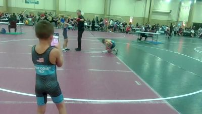 74 lbs Semifinal - Kael Manning, West Coast Flo vs Jake Goff, Gladiator Wrestling Academy