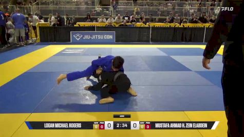 Mustafa Ahmad H. Zein Elabdein vs Logan Michael Rogers 2025 Pan Kids Jiu-Jitsu IBJJF Championship