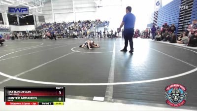 85 lbs Semifinal - Paxton Dyson, Texas Elite vs Hunter Armanees, Piper