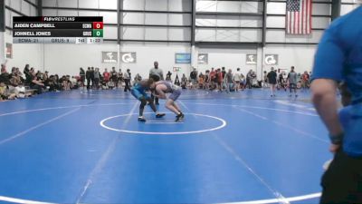 157 lbs Allday - Johnell Jones, GROUND UP USA vs Aiden Campbell, EASTERN CAROLINA WRESTLING ACADEMY