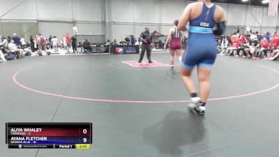 170 lbs 2nd Wrestleback (16 Team) - Marley Harris, Tennessee vs Terra Burse, Georgia Blue