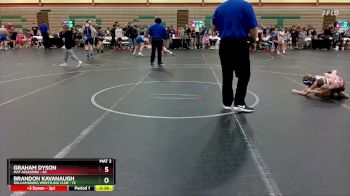 40-44 lbs Round 1 - Bradley Kavanaugh, Williamsburg Wrestling Club vs Hayden Zemba, Easton Saints