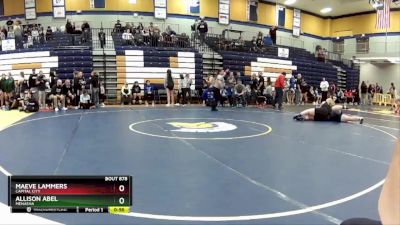 235 lbs. Cons. Round 4 - Allison Abel, Menasha vs Maeve Lammers, Capital City