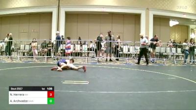 83 lbs Round Of 16 - Nixon Herrera, 951 Wc vs Anzor Archvadze, Savage House WC