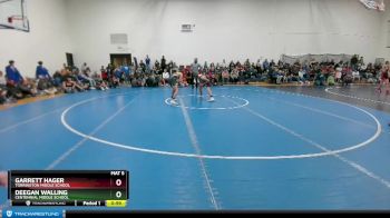 111-114 lbs Round 2 - Deegan Walling, Centennial Middle School vs Garrett Hager, Torrington Middle School