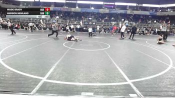 75 lbs 3rd Place - Wade Brady, Ogdens Outlaws vs Hudson Newland, Farmington Mat Rats