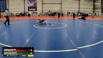 80 lbs Rd# 6- 9:00am Saturday Final Pool - Braylon Butts, NCWAY National Team vs Joshua Delfin, Rough House