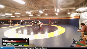 144 lbs Semifinal - Liam Eller, Sanderson Wrestling Academy vs Porter Olson, Champions Wrestling Club