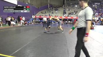 197 lbs Quarters & 1st Wb (16 Team) - Josh Negron, Castleton vs Mateo Casillas, Millikin