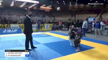 LÍVIA JACOME DOS SANTOS vs KYRA TAI NEWMASTER 2021 Pan Jiu-Jitsu IBJJF Championship