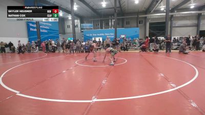 125 lbs Semifinal - Skyler Heusner, New Oxford vs Nathan Cox, Claysburg