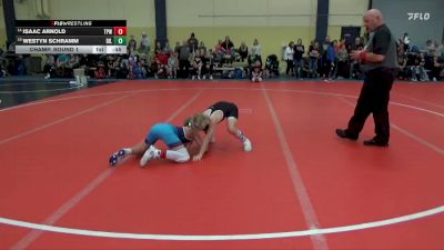 80 lbs Champ. Round 1 - Isaac Arnold, TMB/WWG Panther Wrestling vs Westyn Schramm, Dilworth