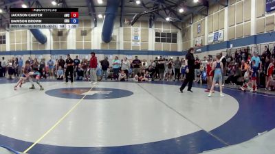 10U Boys FS - 67-71 Semis - Jackson Carter, Avon Wrestling Club vs Dawson Brown, Contenders Wrestling Academy