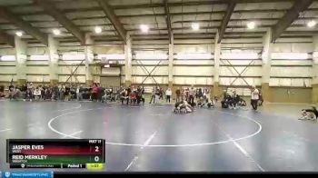 135 lbs Cons. Round 2 - Reid Merkley, Wasatch vs Jasper Eves, West