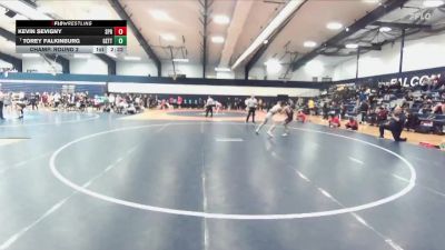 133 lbs Champ. Round 2 - Torey Falkinburg, Gettysburg vs Kevin Sevigny, Springfield College