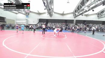 128-I lbs Consi Of 16 #1 - Mason Slatton, Sachem North vs Lucas Harrison, Estebuilt WC