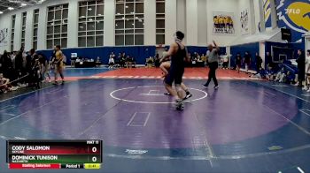 150 lbs Cons. Round 2 - Dominick Tunison, Nazareth vs Cody Salomon, Skyline