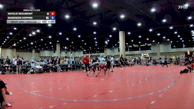 100+106 Cons. Round 3 - Maddison Hopper, Millington vs Natalie Beaumont, Halls Wrestling