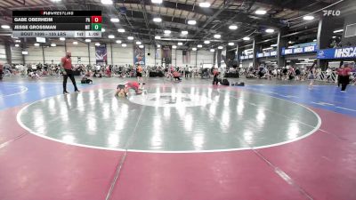 105 lbs Round Of 16 - Gabe Oberheim, PA vs Jesse Grossman, MT