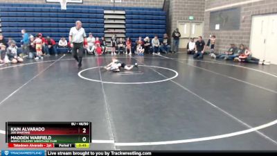 46/50 Cons. Round 2 - Kain Alvarado, 208 Spartans vs Madden Warfield, North Country Wrestling Club