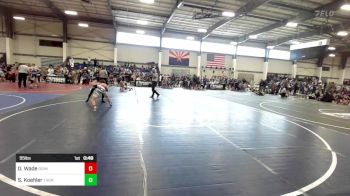 95 lbs Consi Of 8 #2 - Derek Wade, Dominate WC vs Steven Koehler, Thundercats WC