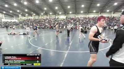 160 lbs Quarterfinal - Logan Tull, Wasatch Wrestling Club vs Malakai Filimoeatu, Payson Pride Wrestling