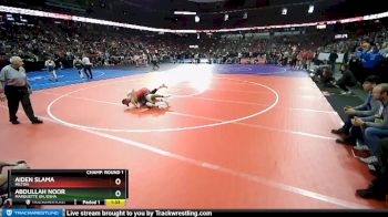 D1-120 lbs Champ. Round 1 - Abdullah Noor, Marquette Un./DSHA vs Aiden Slama, Milton