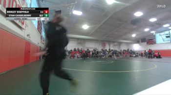 135 lbs Cons. Semi - Brinley Sheffield, Douglas County vs Cyan Casselberry, Olathe