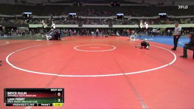 National 3-5 84 Quarterfinal - Bryce Dulin, Smithfield Youth Wrestling vs Liam Perry, Great Bridge Wrestling Club