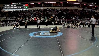 4A 172 lbs 1st Place Match - Korbyn Harvey, Deming vs Santiago Aragon Roybal, St. Pius X