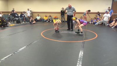 106 lbs Rr Rnd 5 - Hannah Harvey, PA West vs Amelia Riazi, Valkyrie Girls WC Pink