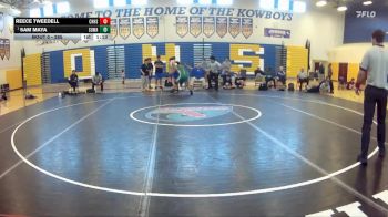 285 lbs 3rd Place Match - Reece Tweedell, Charlotte Hs vs Sam Maya, Suwannee
