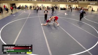 107 Championship Bracket Champ. Round 2 - Declan Dahl, Anoka vs Charlie Ogle, Mound Westonka