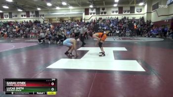 150 lbs Round 3 - Garan Hynek, Prairie, Cedar Rapids vs Lucas Smith, Dubuque Senior