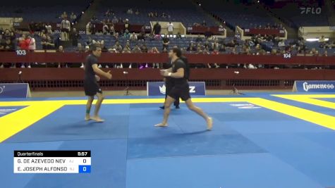 GABRIEL DE AZEVEDO NEVES vs ERIC JOSEPH ALFONSO JR. 2024 Pan IBJJF Jiu-Jitsu No-Gi Championship