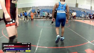 144 lbs Cons. Round 4 - Brady Ritter, IL vs Joshua White, IL