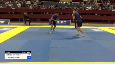 Ignacio Masis Barrientos vs Joseph Aaron Synder 2024 Pan IBJJF Jiu-Jitsu No-Gi Championship