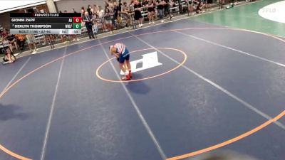 87-94 lbs Cons. Semi - Deklyn Thompson, Wolfpack Wrestling Club vs Gionni Zapf, Alber Athletics