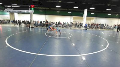 132 lbs Round Of 256 - Cooper Mathews, CO vs Matt Bray, CT