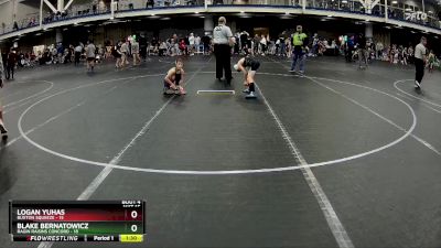 72 lbs Round 2 (4 Team) - Blake Bernatowicz, Ragin Raisins Concord vs Logan Yuhas, Buxton Squeeze